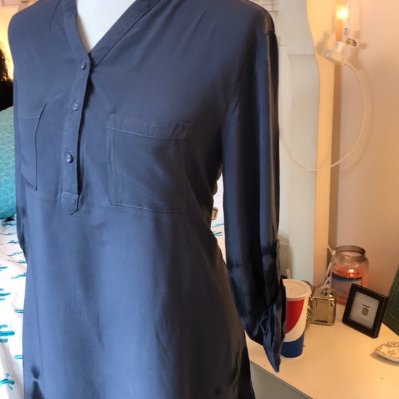 Tie dye dress. Blue - Picture 5 of 6